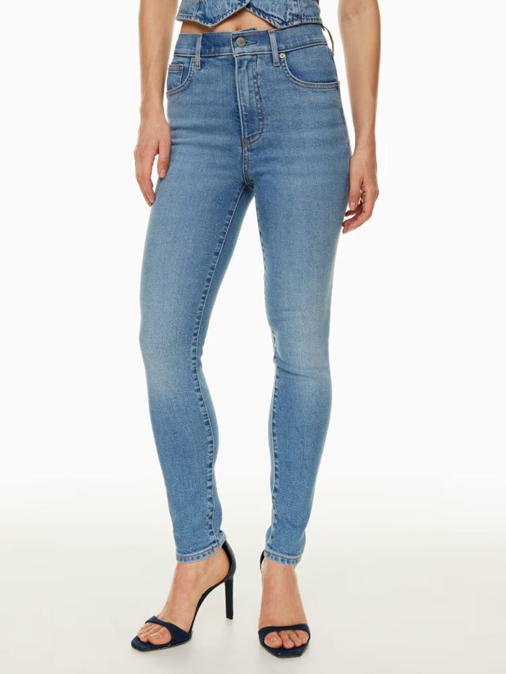 Denim Forum (24) The Lola High Rise Skinny Premium Italian Organic Cotton